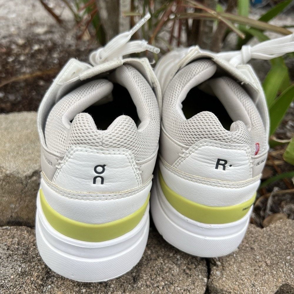 On The Roger Clubhouse Sneakers Sand & Zest Style: 48.98504 Yellow Size W9 - Picture 4 of 11